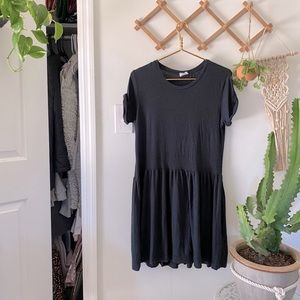 ZARA • babydoll striped dress